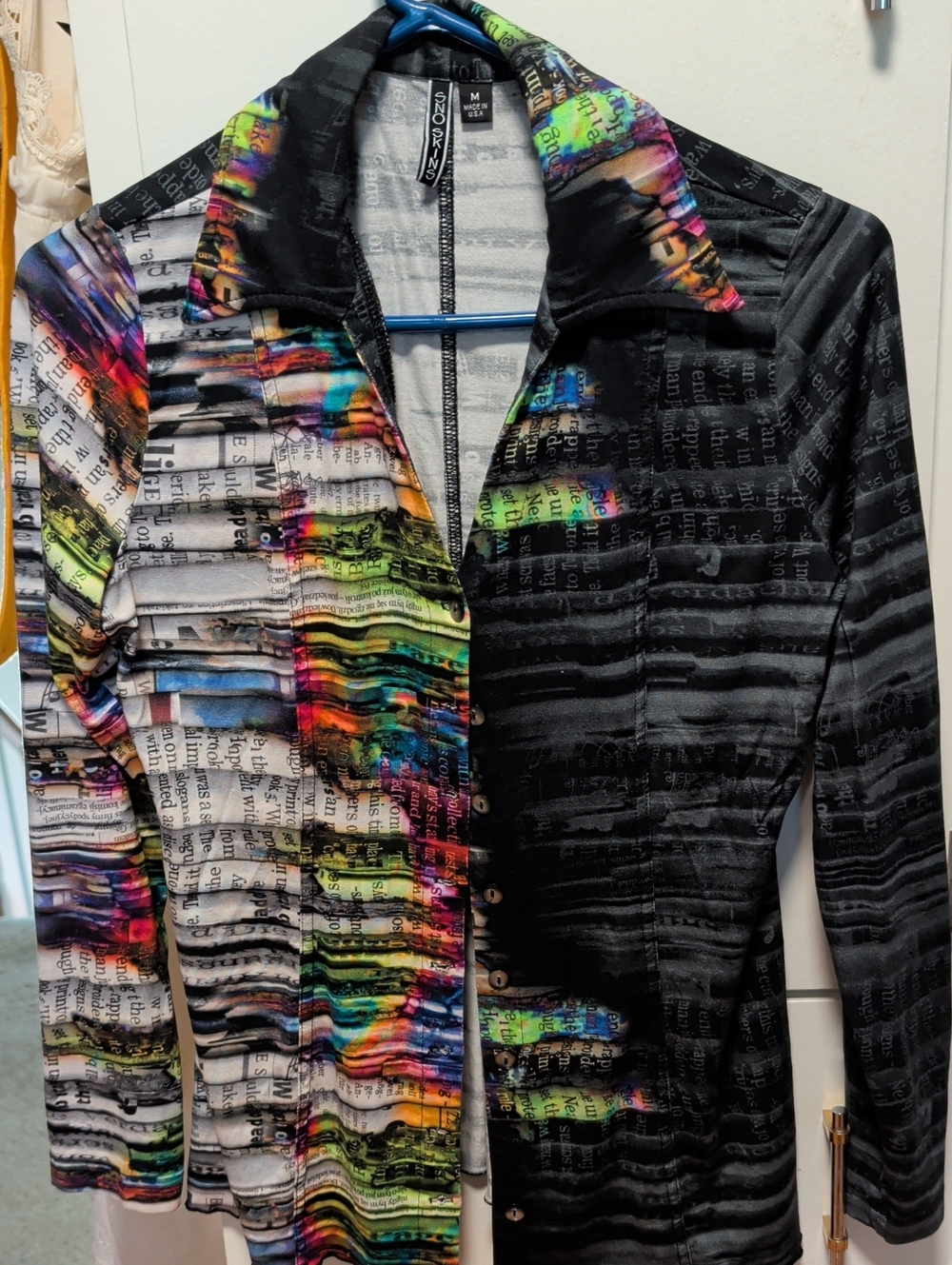 SNO SKINS Multicolor & Black Printed Button-Down Shirt